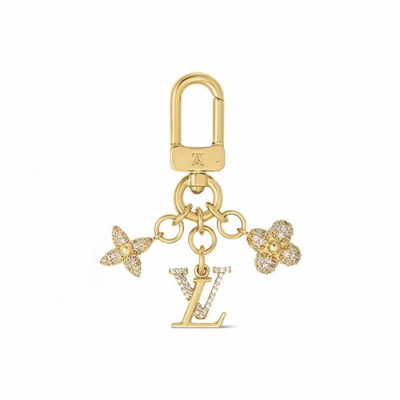 루이비통 남/녀 마이크로 참 LV 아이코닉 키 홀더 - Louis vuitton Unisex Micro Charm LV Iconic Key Holder - acc6354x