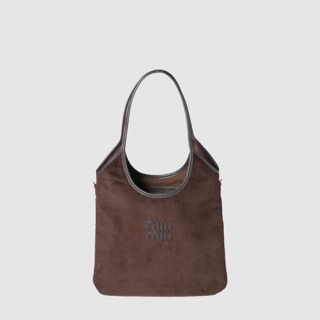 미우미우 여성 아이비 코듀로이 백 - Miumiu Womens Ivy Corduroy Bag - mib12721x