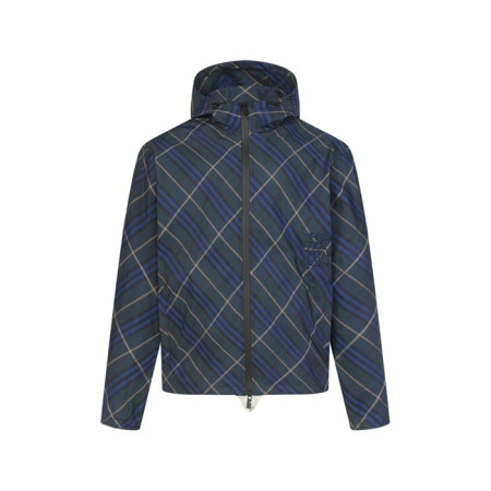버버리 남성 체크 후드 재킷 - Burberry Mens Check Hooded Jacket - buc12622x