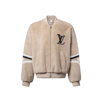 루이비통 남성 가죽 자켓 - Louis vuitton Mens Leather Jacket - lvc12658x