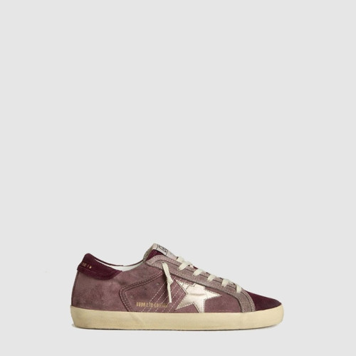 골든구스 여성 실버 메탈릭 레더 스타 - Golden Goose Womens Silver Metallic Leather Star - gos8844x