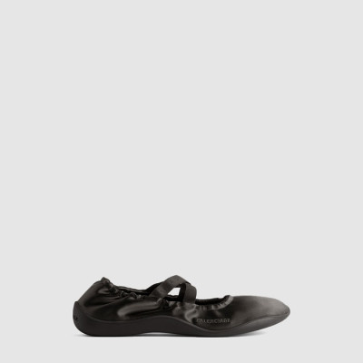 발렌시아가 여성 시부야 플랫 발레리나 슈즈 - Balenciaga Womens Shibuya Flat Ballerina Shoes - bas8861x