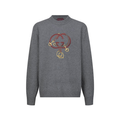 구찌 남성 라운드 스웨터 - Gucci Mens Round Sweater - guc12703x