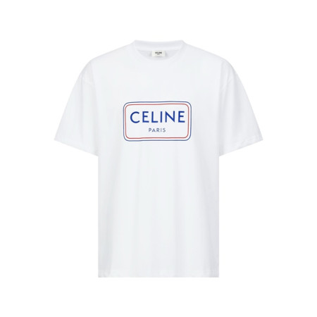 셀린느 남성 반팔 티셔츠 - Celine Mens Round Tshirt - cec12704x