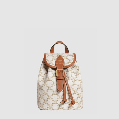 셀린느 여성 폴코 미니 트리오페 백팩 - Celine Womens Polko Mini Triomphe Backpack - ceb13084x
