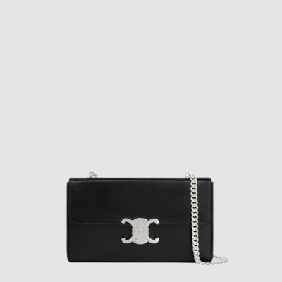 셀린느 여성 트리오페 체인 박스백 - Celine Womens Triomphe Chain Box Bag - ceb13100x