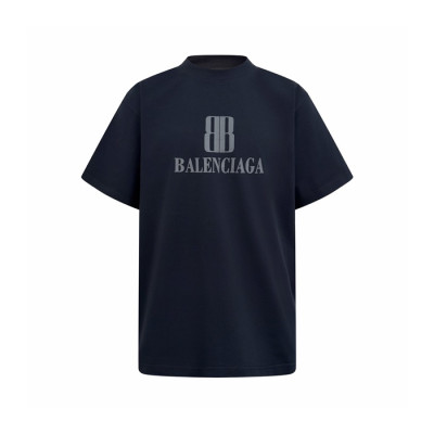 발렌시아가 남성 라운드 반팔 티셔츠 - Balenciaga Mens Round Tshirt - bac12739x