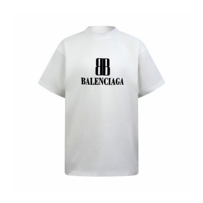 발렌시아가 남성 라운드 반팔 티셔츠 - Balenciaga Mens Round Tshirt - bac12740x