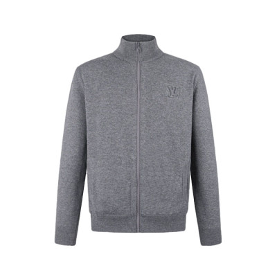 루이비통 남성 집업 니트웨어 - Louis vuitton Mens Zip Up Knitwear - lvc12743x