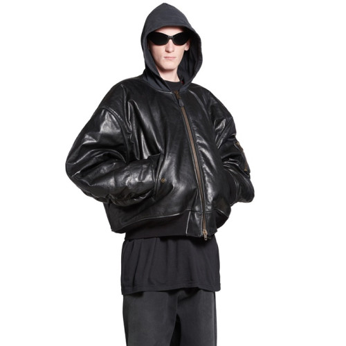 발렌시아가 남성 가죽 자켓 - Balenciaga Mens Leather Jacket - bac12773x