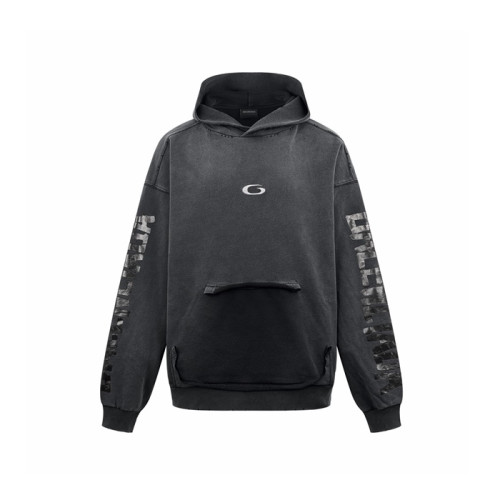 발렌시아가 남/녀 베이직 후드티 - Balenciaga Unisex Basic Hoodie - bac12805x