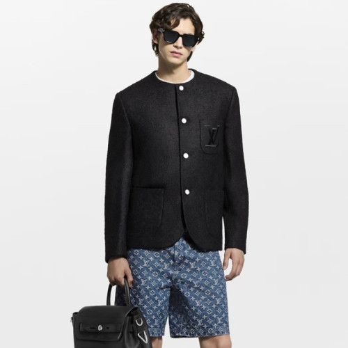 루이비통 남성 모노그램 쇼츠 - Louis vuitton Mens Monogram Shorts - lvc12837x