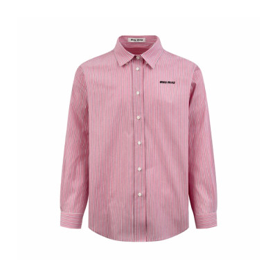 미우미우 남/녀 체크 셔츠 - Miumiu Unisex Flanner Shirts - mic12883x