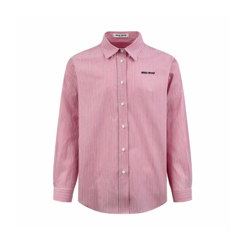 미우미우 남/녀 체크 셔츠 - Miumiu Unisex Flanner Shirts - mic12883x