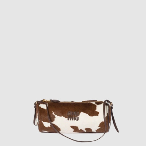 미우미우 여성 프린트 가죽 파우치 - MiuMiu Womens Printed Leather Pouch - mib13123x