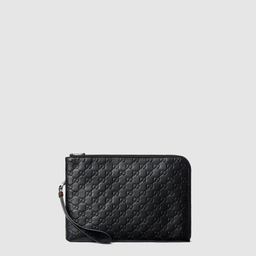 구찌 남성 GG 엠블럼 파우치 - Gucci Mens GG Emblem Pouch - gub13151x