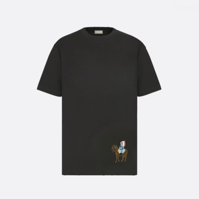 디올 남성 라운드 반팔 티셔츠 - Dior Mens Round Tshirt - dic12911x