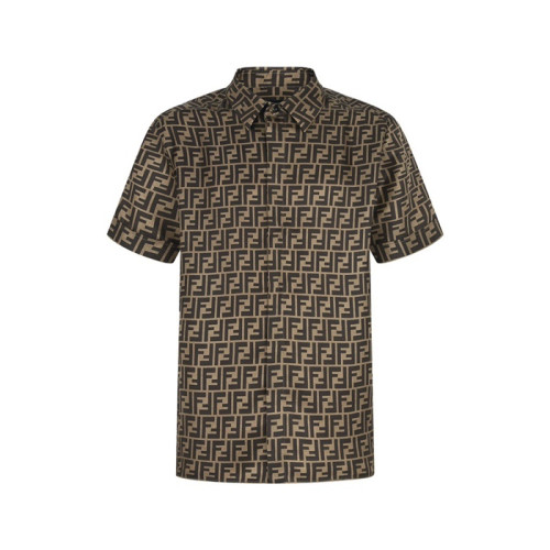 펜디 남성 FF 반팔 셔츠 - Fendi Mens FF Shirts - fec12937x