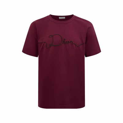 디올 남성 라운드 반팔 티셔츠 - Dior Mens Round Tshirt - dic13000x