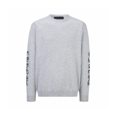크롬하츠 남성 라운드 니트웨어 - Chrom hearts Mens Round Knitwear - chc13007x