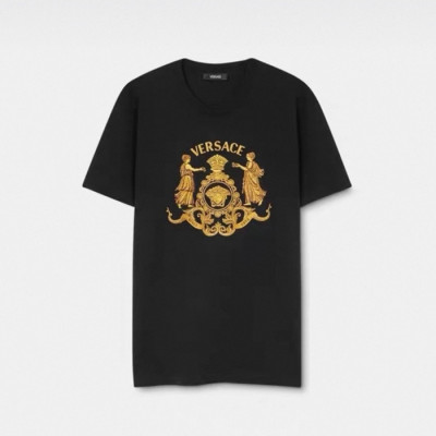베르사체 남성 반팔 티셔츠 - Versace Mens Round Tshirts - vec13027x