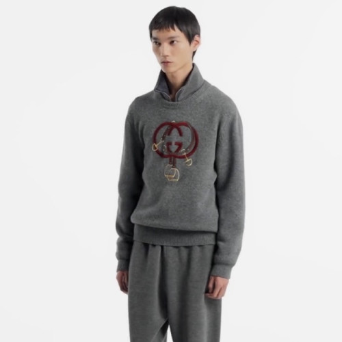 매장판 구찌 남성 라운드 스웨터 - Gucci Mens Round Sweater - guc13059x