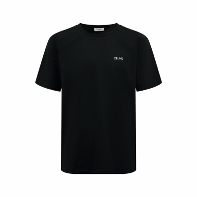 셀린느 남성 반팔 티셔츠 - Celine Mens Round Tshirt - cec13080x