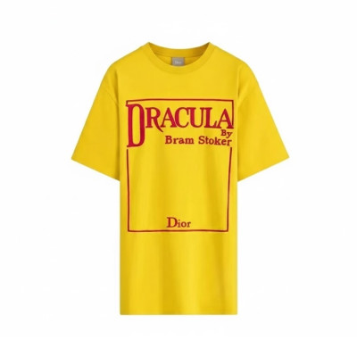 디올 남성 라운드 반팔 티셔츠 - Dior Mens Round Tshirt - dic13098x