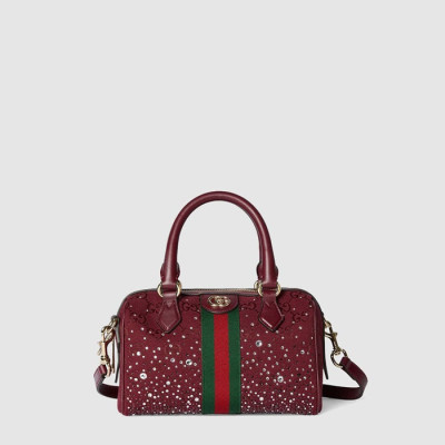 구찌 여성 크리스탈 스몰 보스턴백 - Gucci Womens Crystal Small Boston Bag - gub13234x