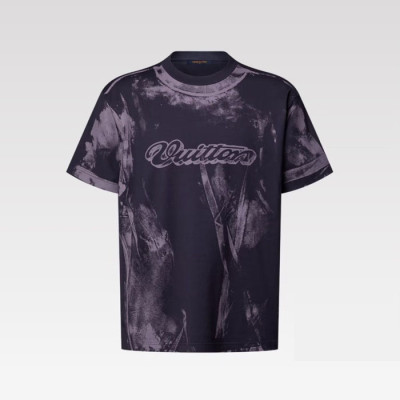 루이비통 남성 라운드 반팔 티셔츠 - Louis vuitton Mens Round Tshirt - lvc13101x