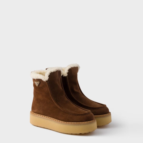 프라다 여성 하이 탑 부티 - Prada Womens High-top Booties - prs8942x