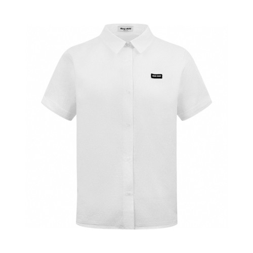 미우미우 남성 폴로 반팔 티셔츠 - Miumiu Mens Polo Tshirt - mic13118x