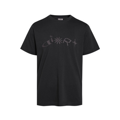 디올 남성 라운드 반팔 티셔츠 - Dior Mens Round Tshirt - dic13124x