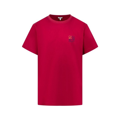 로에베 남성 라운드 반팔티 - Loewe Mens Round Tshirt - loc13149x