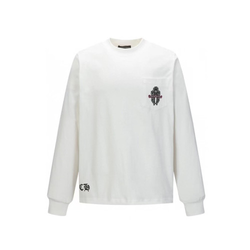 크롬하츠 남성 라운드 긴팔티 - Chrome Hearts Mens Round Tshirt - chc13172x