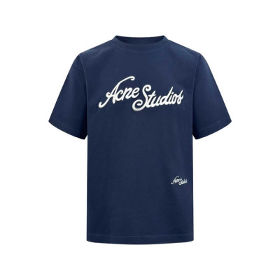 아크네 남성 크루넥 반팔티 - Acne Mens Round Tshirt - anc13206x