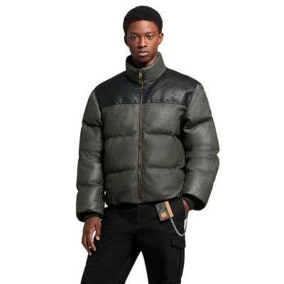 루이비통 남성 가죽 패딩 - Louis vuitton Mens Leather Padding - lvc13210x