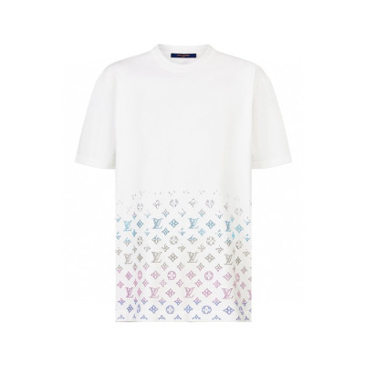 루이비통 남성 라운드 반팔 티셔츠 - Louis vuitton Mens Round Tshirt - lvc13222x