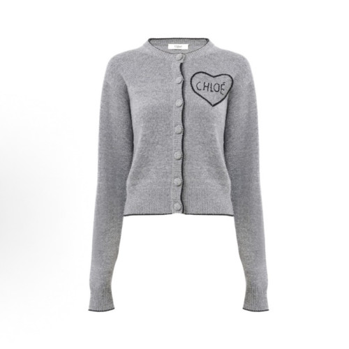 끌로에 여성 브이넥 가디건 - Chloe Womens V-neck Cardigan - chc13249x