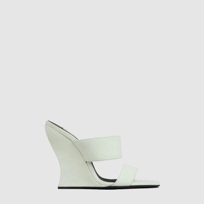 알라이아 여성 웨이브 스웨이드 뮬 - Alaia Womens Wave Suede Mule - als8966x