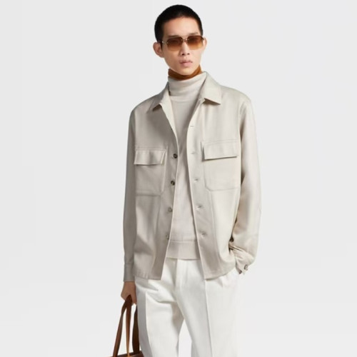 에르메네질도 제냐 남성 셔츠 재킷 - Ermenegildo Zegna Mens Shirt Jacket - zec13298x