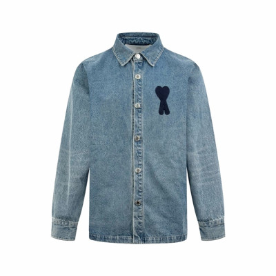 아미 남성 베이직 셔츠 - Ami Mens Basic Shirts - amc13302x