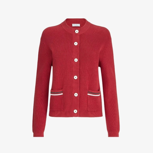 브루넬로쿠치넬리 여성 라운드 가디건 - Brunello Cucinelli Womens Round Cardigan - brc13325x