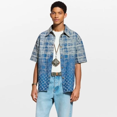 루이비통 남성 반팔 셔츠 - Louis vuitton Mens Polo Shirts - lvc13344x