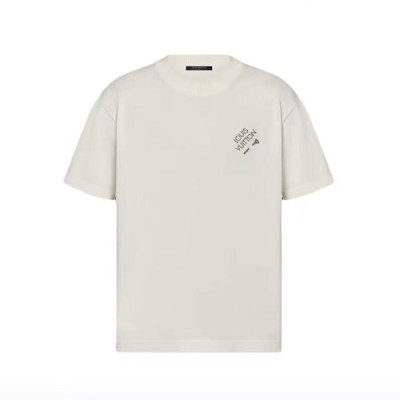 루이비통 남성 라운드 반팔 티셔츠 - Louis vuitton Mens Round Tshirt - lvc13349x