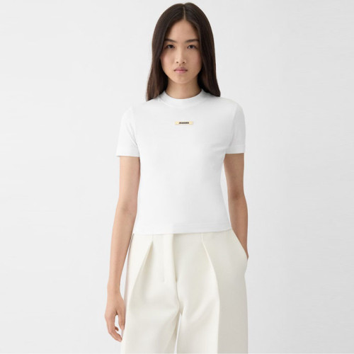 자크뮈스 여성 라운드 반팔티 - Jacquemus Womens Round Tshirt - jac13363x