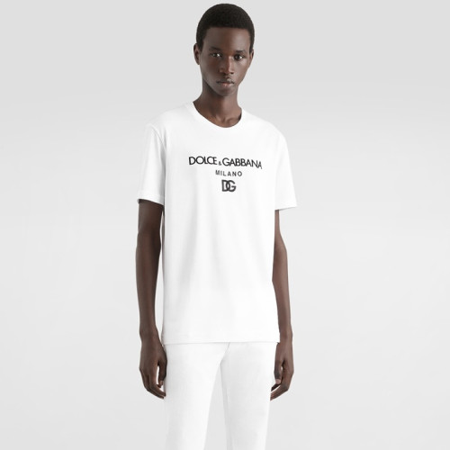 돌체앤가바나 남성 라운드 반팔 티셔츠 - Dolce&Gabbana Mens Round Tshirt - doc13387x
