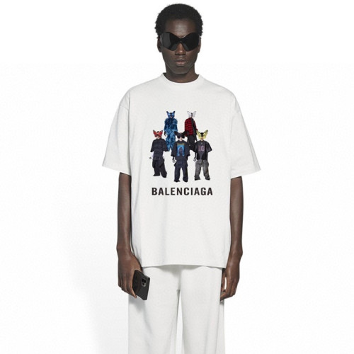발렌시아가 남성 라운드 반팔 티셔츠 - Balenciaga Mens Round Tshirt - bac13405x