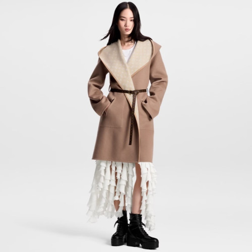 루이비통 여성 후드 코트 - Louis vuitton Womens Hood Coat - lvc13387x