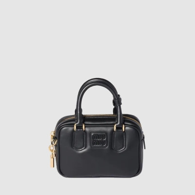 미우미우 여성 아르카디 가죽 백 - Miumiu Womens Arcadi Leather Bag - mib13355x
